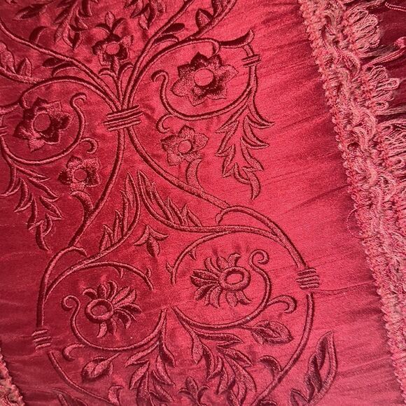 Embroidered Tassel Accent Pillow! - Picture 2 of 4